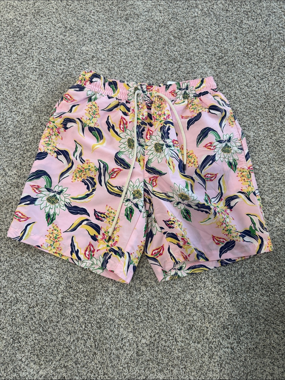 Polo by Ralph Lauren Pink Floral Drawstring swimming Shorts